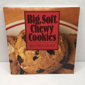 Vintage Cookbook Big Soft Chewy Cookies Jill Van Cleave 50 Recipes Baking 7"x7"